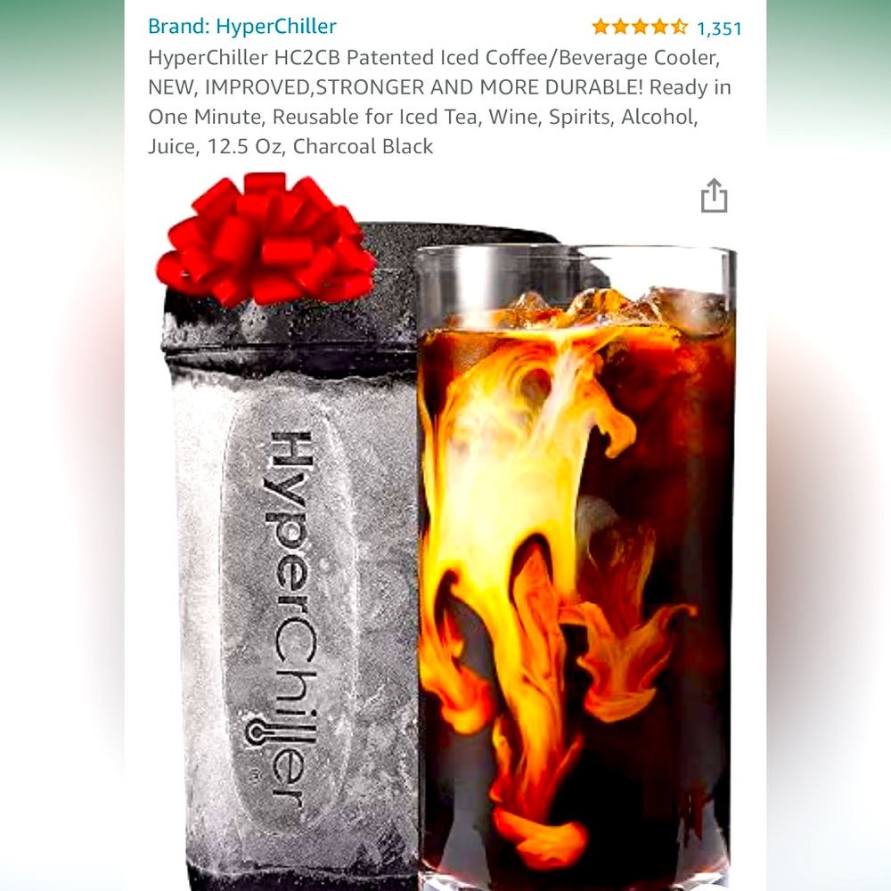 Hyper Chiller Iced Coffee/ Beverage Cooler